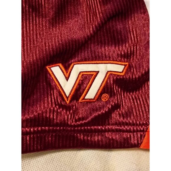 Virginia Tech Hokies Athletic Shorts L Polyester Mens - Picture 2 of 9